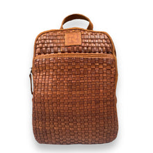 Afbeelding in Gallery-weergave laden, Rugzak van geweven (afval)leer