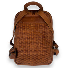 Afbeelding in Gallery-weergave laden, Rugzak van geweven (afval)leer