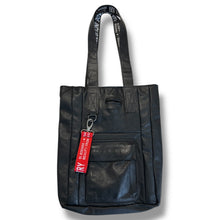 Afbeelding in Gallery-weergave laden, Tote bag politie leer zwart