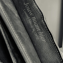Afbeelding in Gallery-weergave laden, Tote bag politie leer zwart