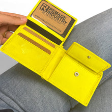 Afbeelding in Gallery-weergave laden, Leren politie portemonnee GEEL