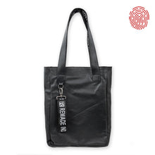 Afbeelding in Gallery-weergave laden, Tote bag politie leer zwart