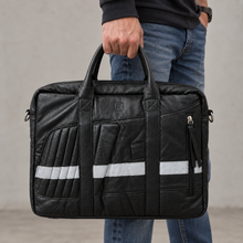 Afbeelding in Gallery-weergave laden, Politie Leren Laptoptas - NIEUW
